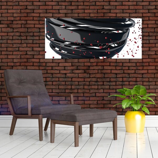 Obraz - Abstrakcia zemegule (120x50 cm)