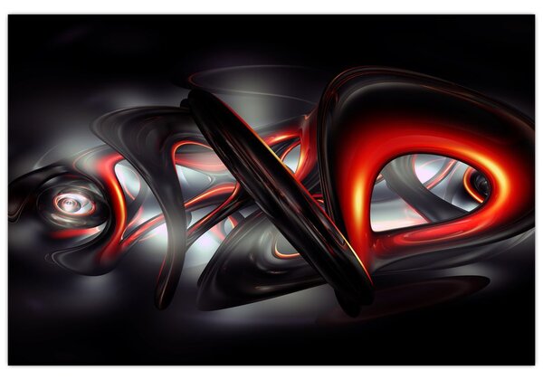 Obraz abstrakcie (90x60 cm)