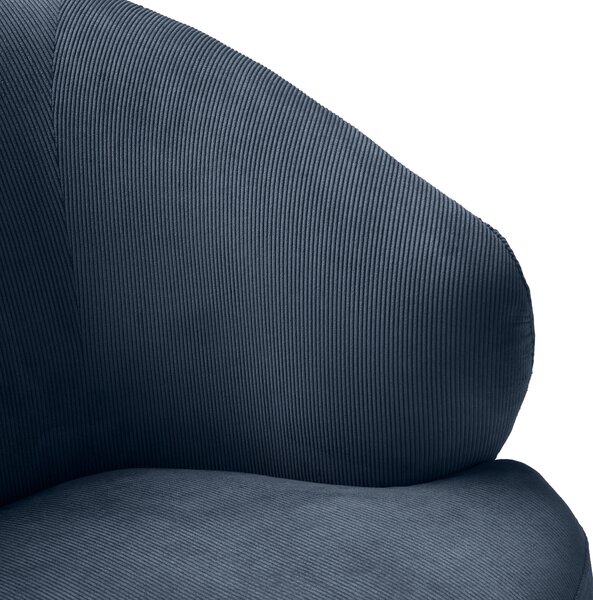 KRESLO, textil, tmavomodrá MID.YOU - Online Only obývacie izby, Online Only