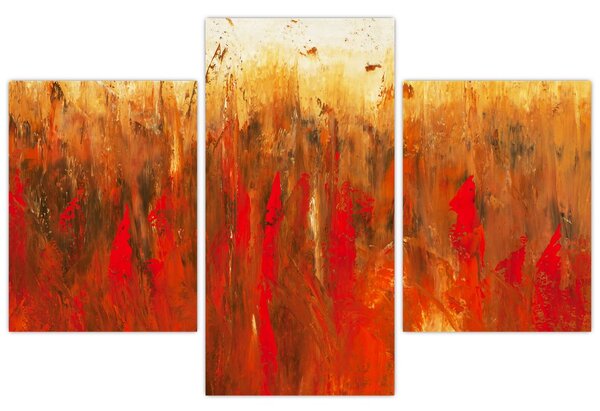 Obraz maľované abstrakcie (90x60 cm)