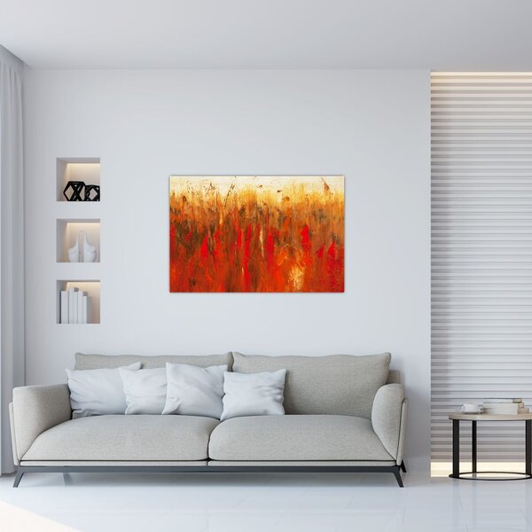 Obraz maľované abstrakcie (90x60 cm)