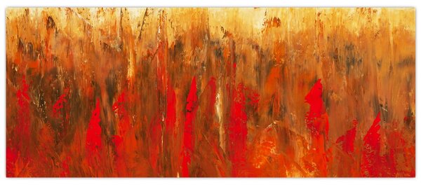 Obraz maľované abstrakcie (120x50 cm)