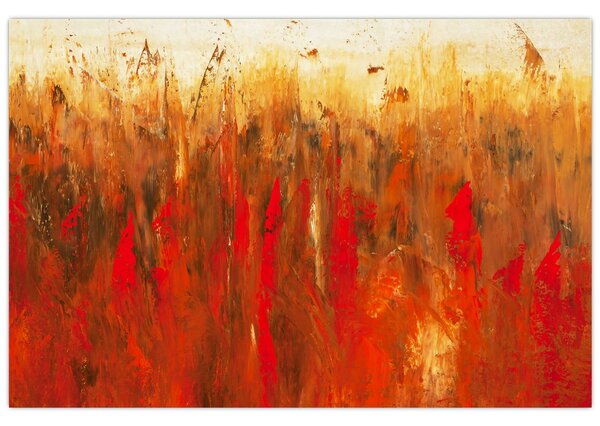 Obraz maľované abstrakcie (90x60 cm)