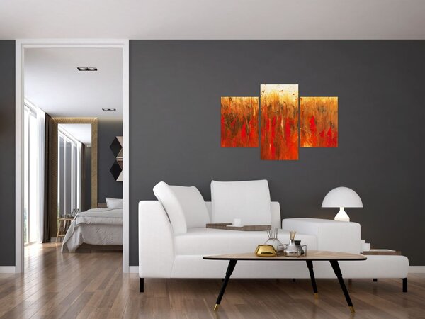 Obraz maľované abstrakcie (90x60 cm)