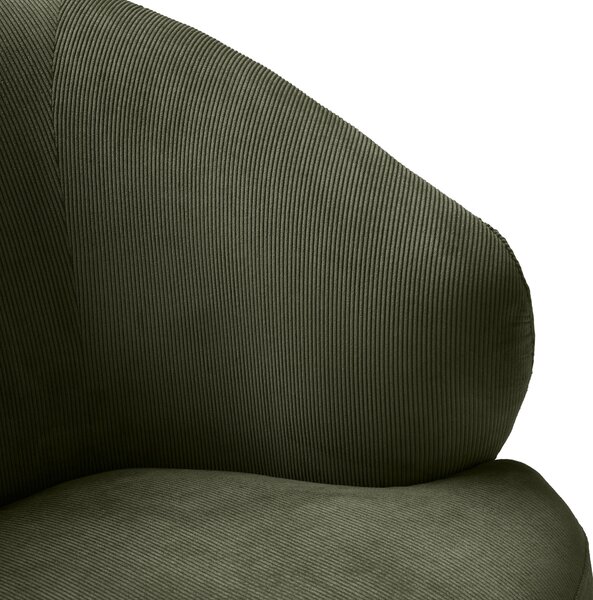 KRESLO, textil, tmavozelená MID.YOU - Online Only obývacie izby, Online Only