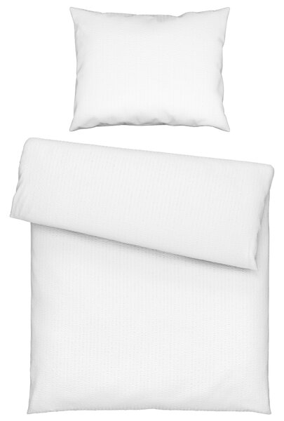 KREPOVÉ OBLIEČKY, seersucker, biela, 140/200 cm Esposa - Obliečky & plachty