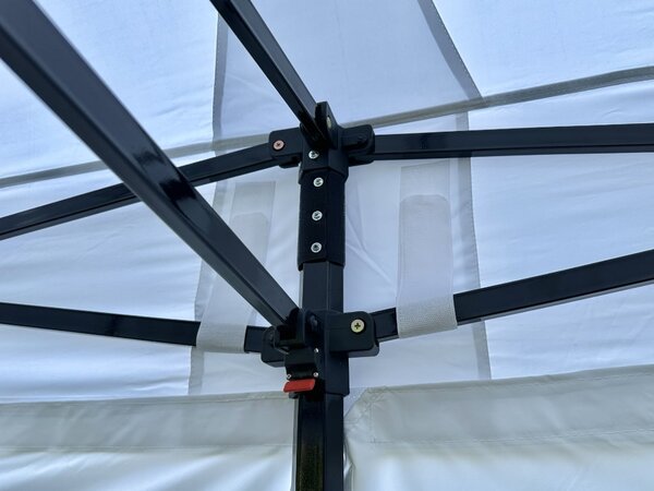TENTino Nožnicový párty stan 3x3 m STEEL HEXAGON Farba opláštenia: 8A - MODRÁ