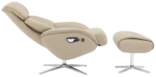 MASÁŽNE KRESLO, textil, koža, taupe Livetastic - Kreslá, Online Only
