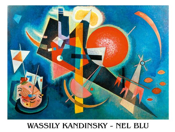Umelecká tlač Kandinsky - Nel Blu, Wassily Kandinsky