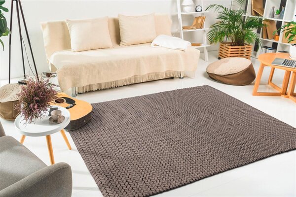 PLOCHO TKANÝ KOBEREC, 120/170 cm hnedá Kayoom - Online Only bytové doplnky, Online Only