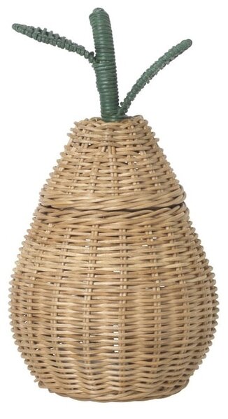 Prútený košík s vekom Pear
