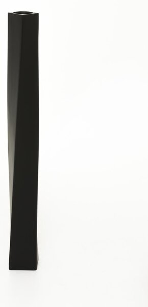 Vysoká váza HYDRON, sklolaminát, výška 100 cm, čierny mat