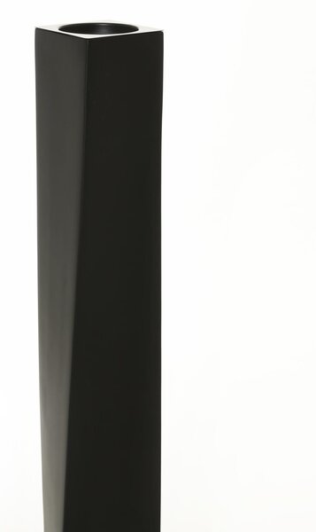 Vysoká váza HYDRON, sklolaminát, výška 80 cm, čierny mat