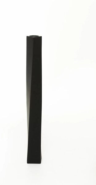 Vysoká váza HYDRON, sklolaminát, výška 100 cm, čierna