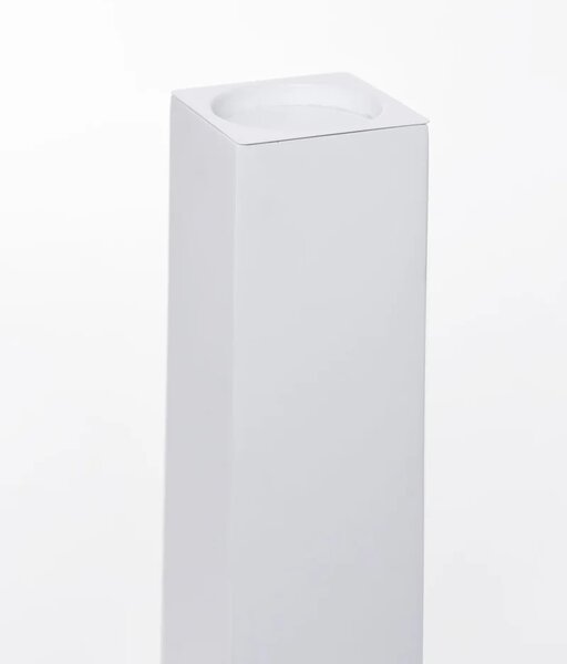 Váza OBELISK, sklolaminát, výška 100 cm, biely