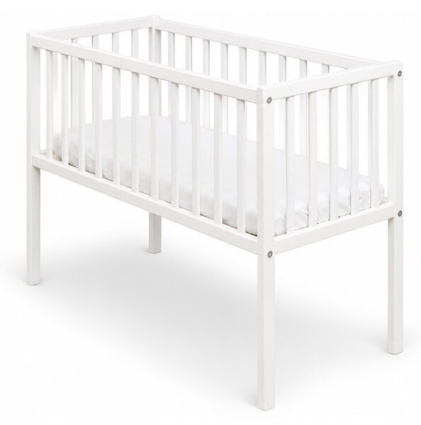 Detská postieľka Crib Side 90x40 - biela