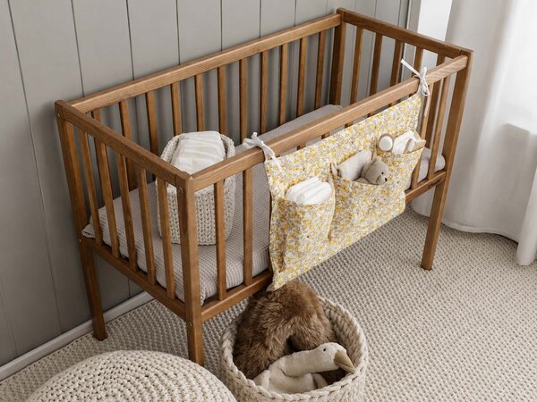 Detská postieľka Crib Side 90x40 - orech