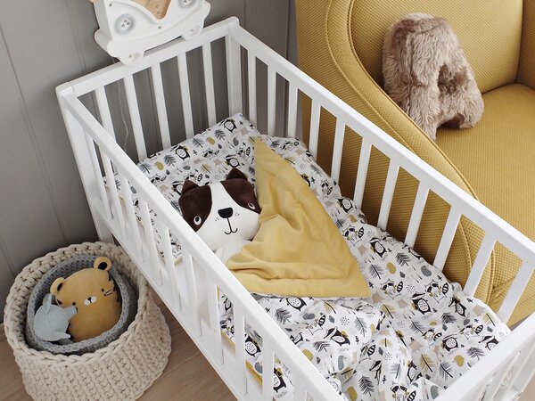 Detská postieľka Crib Side 90x40 - biela