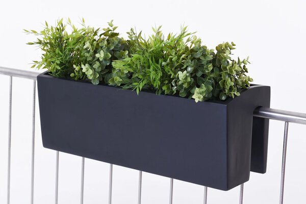 Balkónový hrantík BALKONA CLASSIC, sklolaminát, šírka 60 cm, antracit
