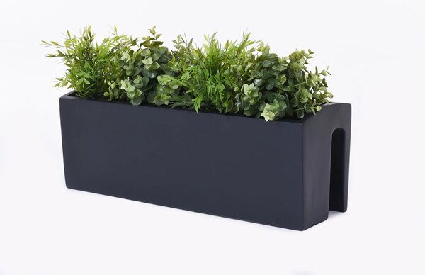 Balkónový hrantík BALKONA CLASSIC, sklolaminát, šírka 60 cm, antracit