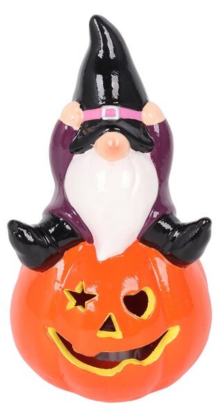 Sinsay - Halloweenska LED dekorácia v tvare škriatka na tekvici - viacfarebná