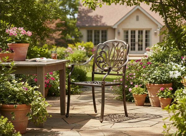 Garden Line Zahradní křeslo Hastings antické hnědé