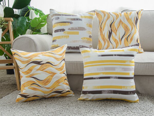 XPOSE® Set obliečok na vankúš LIMA 43x43 cm - 4ks