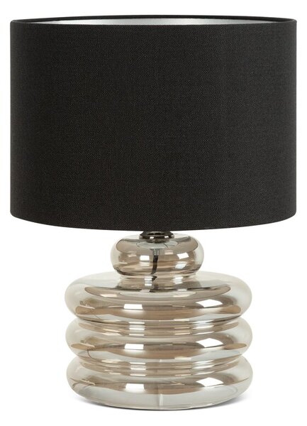 Dekorstudio Stolová lampa EMBER ⌀36x47cm - čierna