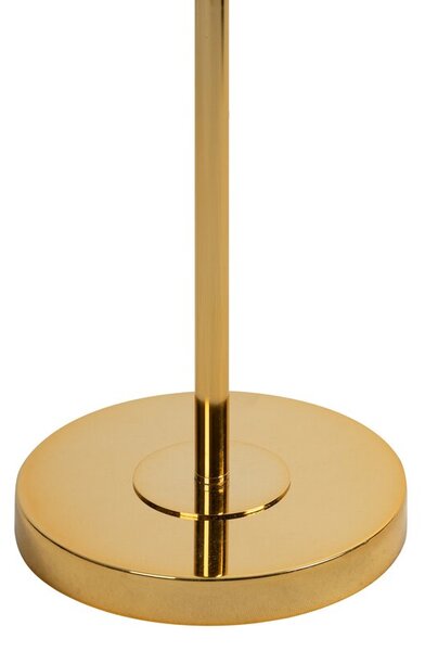 Dekorstudio Stojacia lampa ALISON ⌀41x156cm - zlatá s čiernym tienidlom