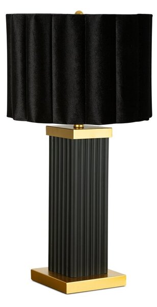 Dekorstudio Stolová lampa ASTRID ⌀38x72cm - čierna