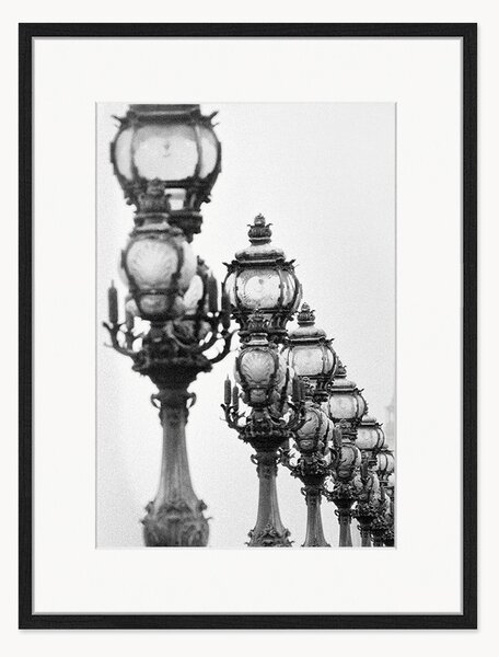 Nástenná dekorácia v ráme Bridge in Paris