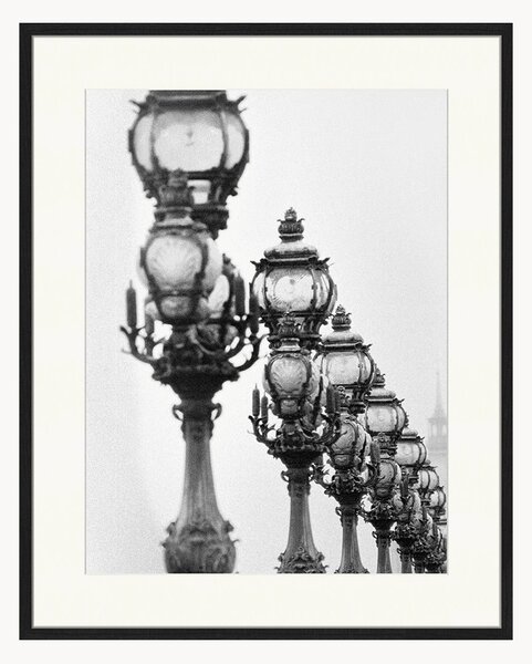 Nástenná dekorácia v ráme Bridge in Paris