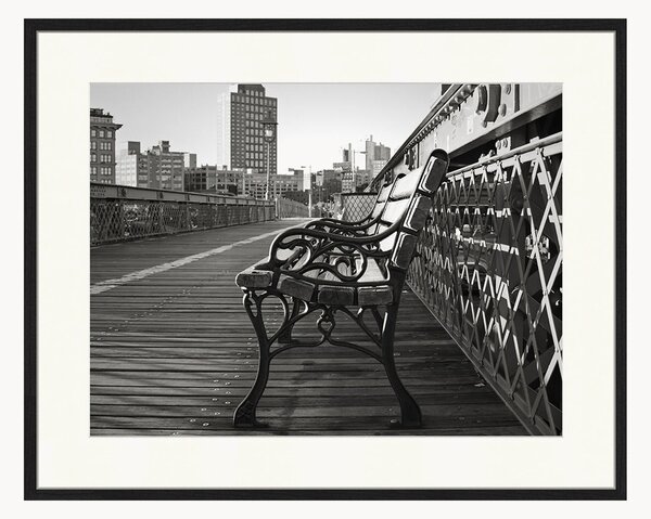 Nástenná dekorácia v ráme Brooklyn In Black And White