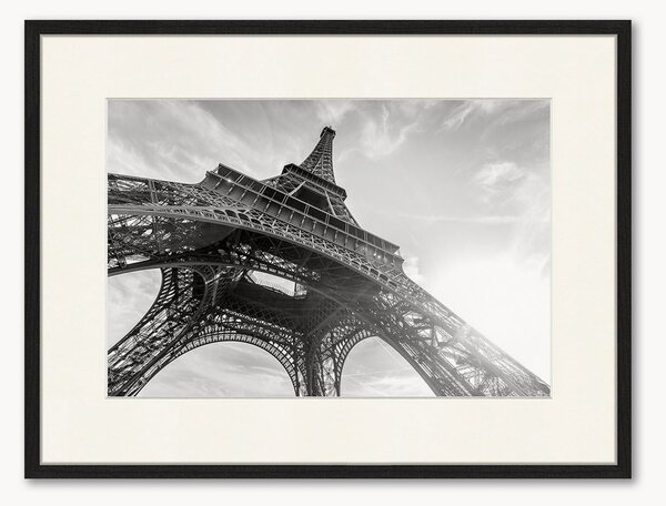 Nástenná dekorácia v ráme Eiffel Tower Against Sun