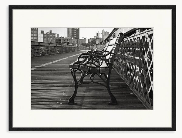 Nástenná dekorácia v ráme Brooklyn In Black And White