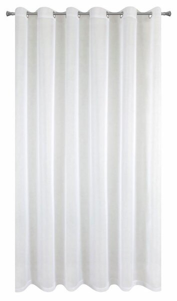 Biela záclona na krúžkoch LUCY 200x250 cm