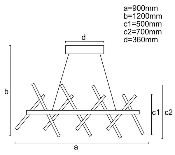 LED svietidlo + diaľkový ovládač 100W (J4357/B)