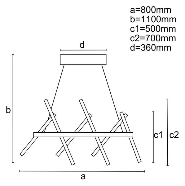 LED svietidlo + diaľkový ovládač 80W (J4356/B)