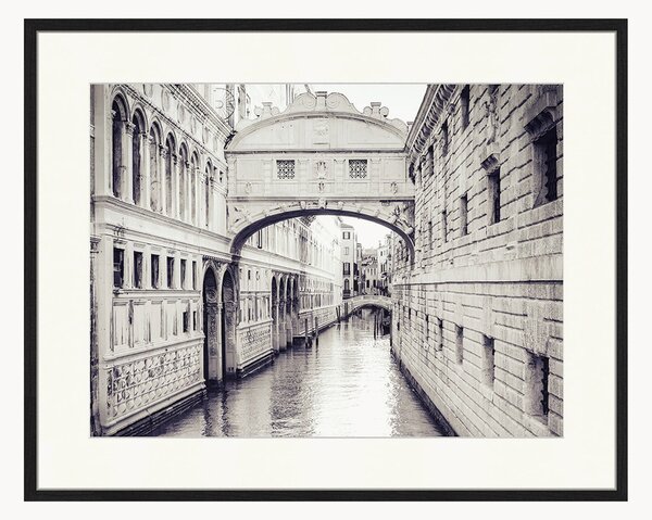 Nástenná dekorácia v ráme Bridge Of Sighs In Venice
