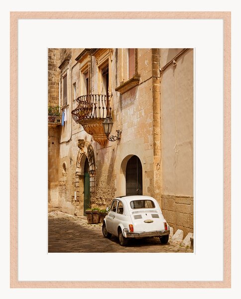 Nástenná dekorácia v ráme Fiat 500