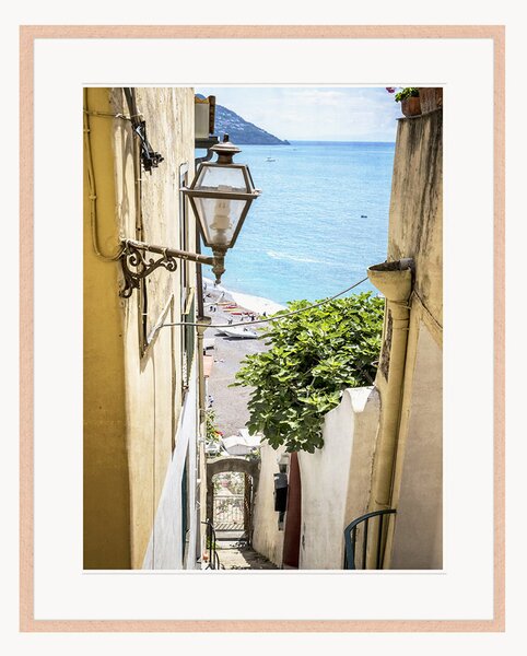 Nástenná dekorácia v ráme Narrow Alley In Positano
