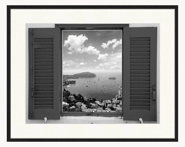 Nástenná dekorácia v ráme Provence Window View