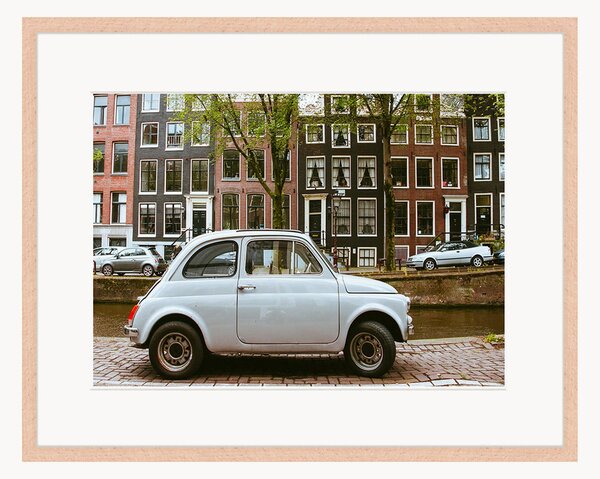 Nástenná dekorácia v ráme Fiat 500