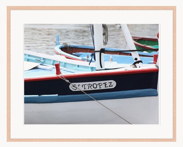 Nástenná dekorácia v ráme Boat