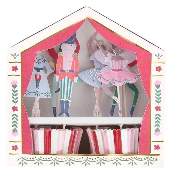 Vianočná sada na pečenie cupcakes Nutcracker Ballet – 24 ks