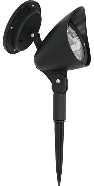 LED solárna lampa JOKER LED/1,2V 100 mAh 4000K 31,5 cm IP44 čierna