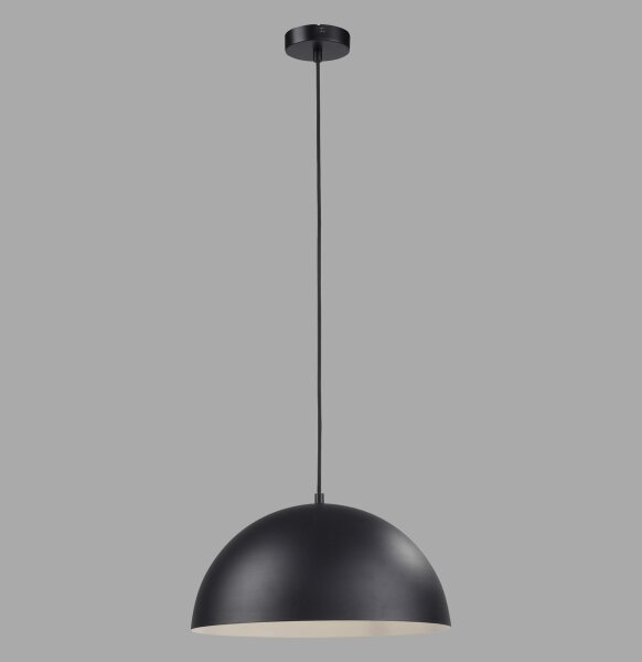 Schöner Wohnen 11728-18 - Závesný luster ALI na lanku, 1xE27/25W/230V, priemer 38 cm, čierny