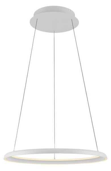 Schöner Wohnen 15570-16-LED stmievateľný luster na lanku QUILLO LED/36W/230V priemer 60 cm biela