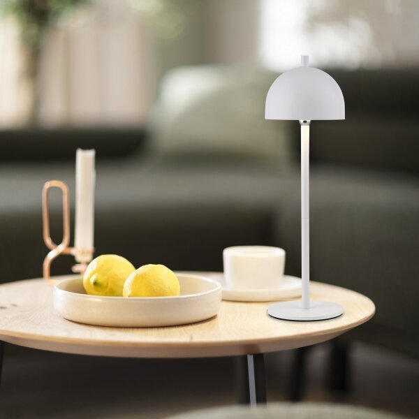 Schöner Wohnen 19244-16 - LED stmievateľná stolová lampa BELLIS LED/2,5W/5V IP54 biela