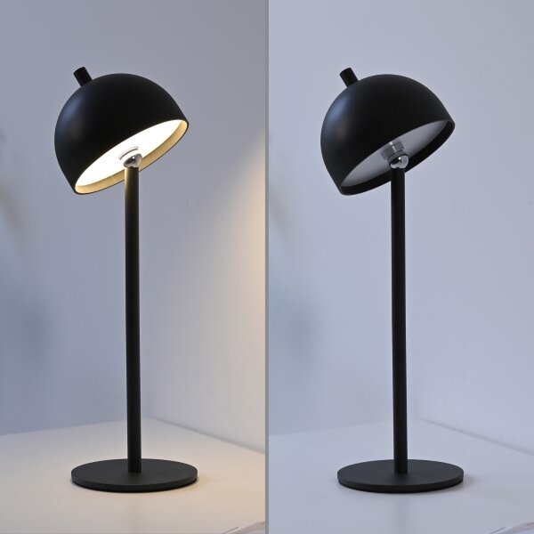 Schöner Wohnen 19244-18 - LED stmievateľná stolná lampa BELLIS LED/2,5W/5V IP54 čierna